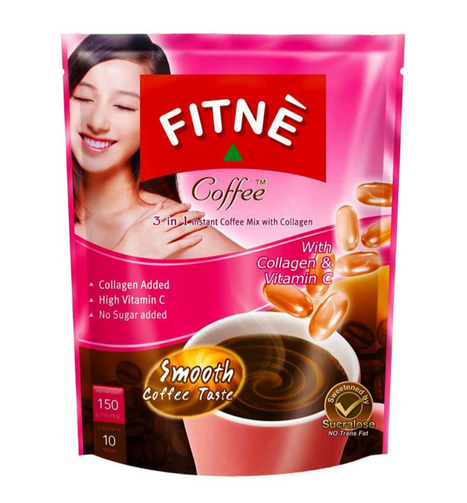 Mélange de café instantané 3 en 1 Fitné Coffee avec collagène Minceur