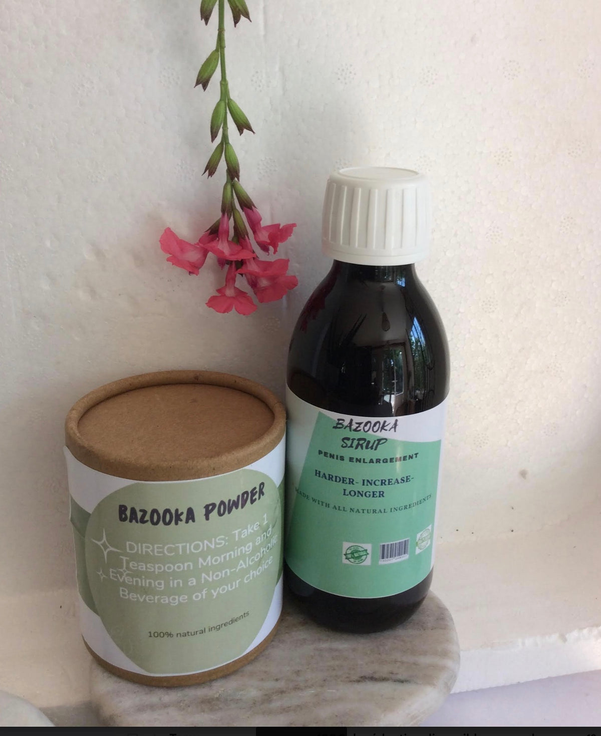 Kit Bazooka POWER & SYRUP / POUDRE ET SIROP BAZOOKA 100% Naturel