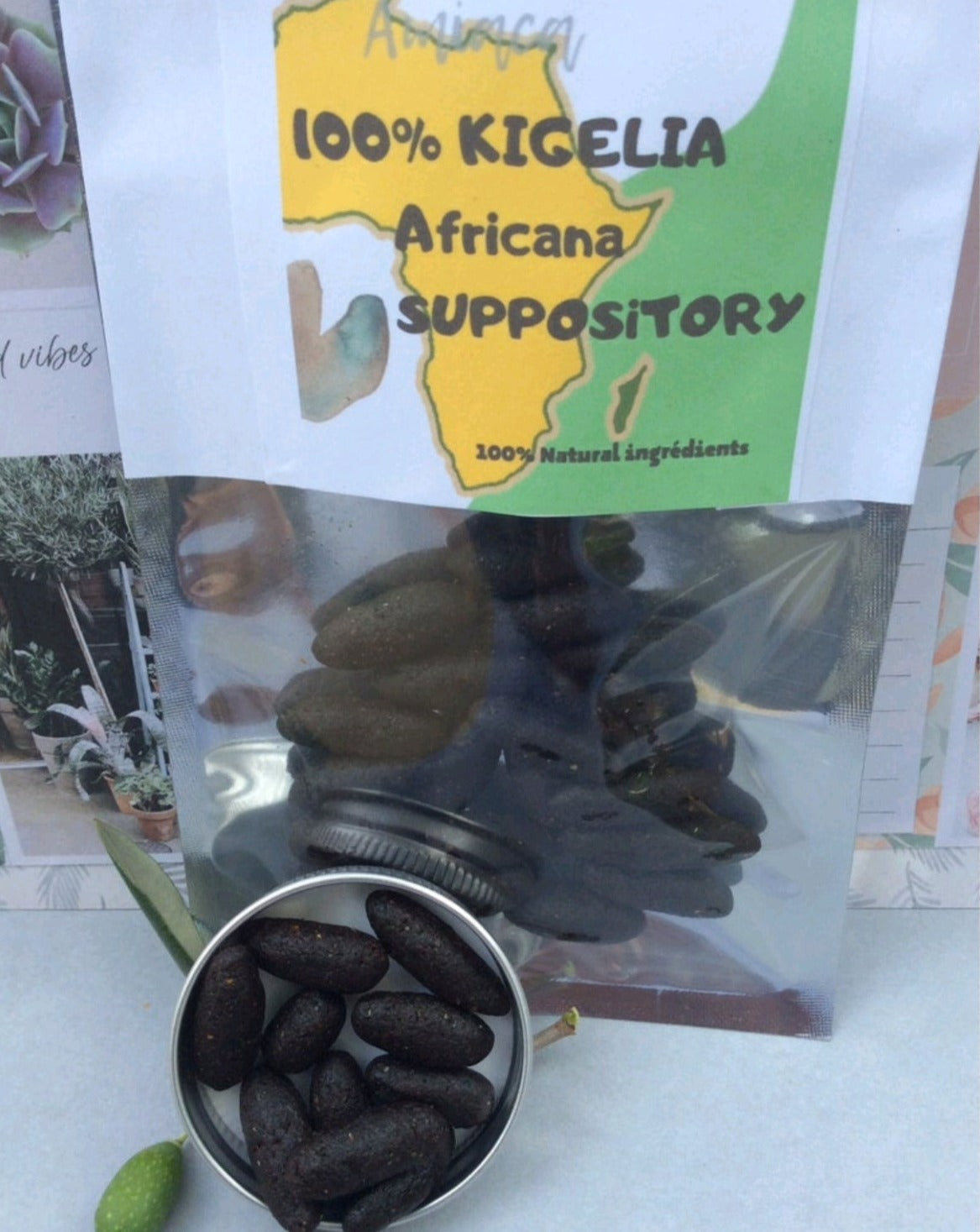 KIGELIA AFRICANA SUPPOSITORY / SUPPOSITOIRE BOTCHO Volume Fesses 100% Naturels /Botcho Buttocks Volume Suppository