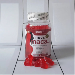 Curve Maca Gummies - Amélioration des fesses et des hanches.      Curve Maca Gummies - Butt and Hip Enhancement