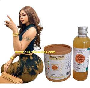 Huile d’AKPI – Djansang/Jansang – Produit 100% Naturel – Huile Raffermissante pour Massage (Poitrine/Fesses/Hanches)